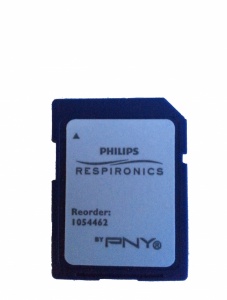 Respironics' SD Memory Card